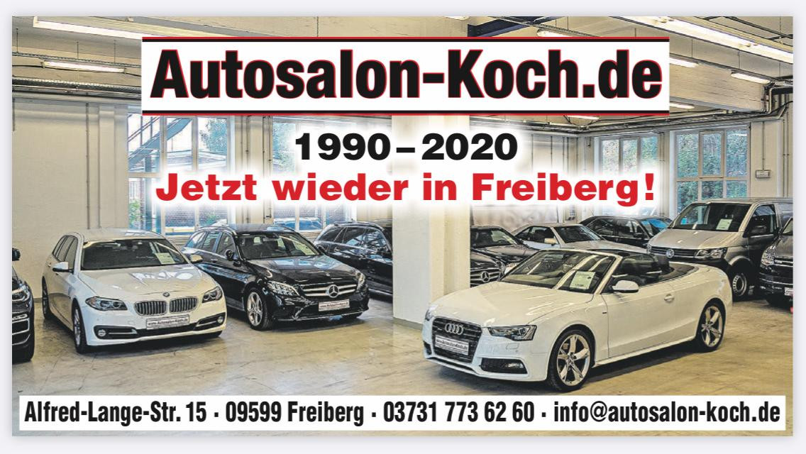 Aktuelle Fahrzeuge von Autosalon Koch in Freiberg | AutoScout24