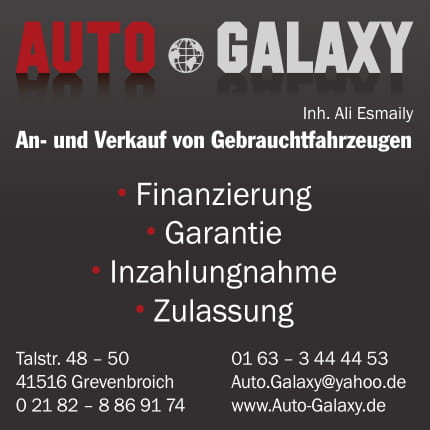 Aktuelle Fahrzeuge von Auto Galaxy in Grevenbroich | AutoScout24