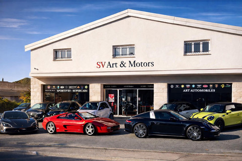 SV ART AND MOTORS Logo