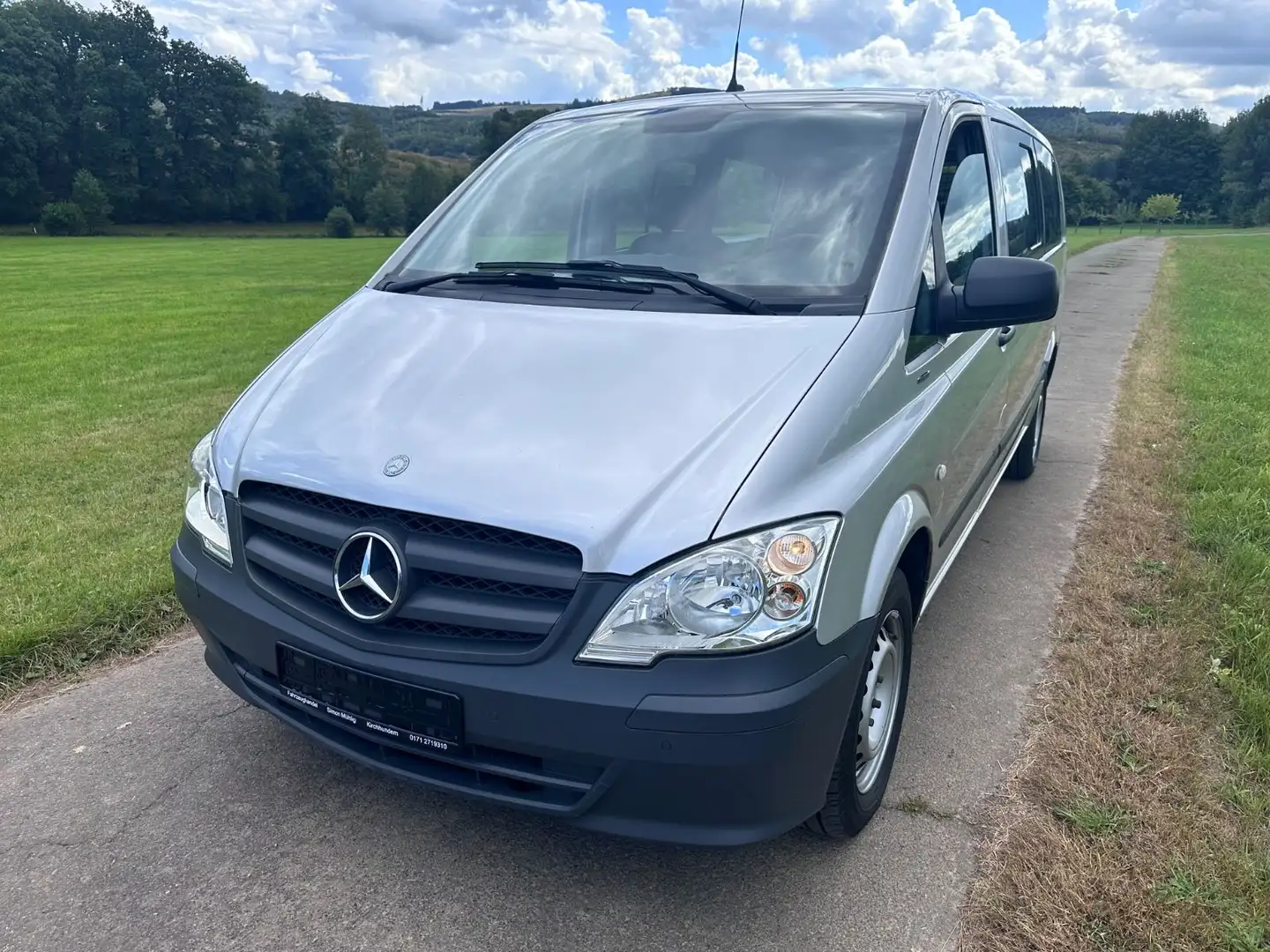 Mercedes-Benz Vito Kombi 116 CDI extralang Klima Sitzheizung Argent - 1