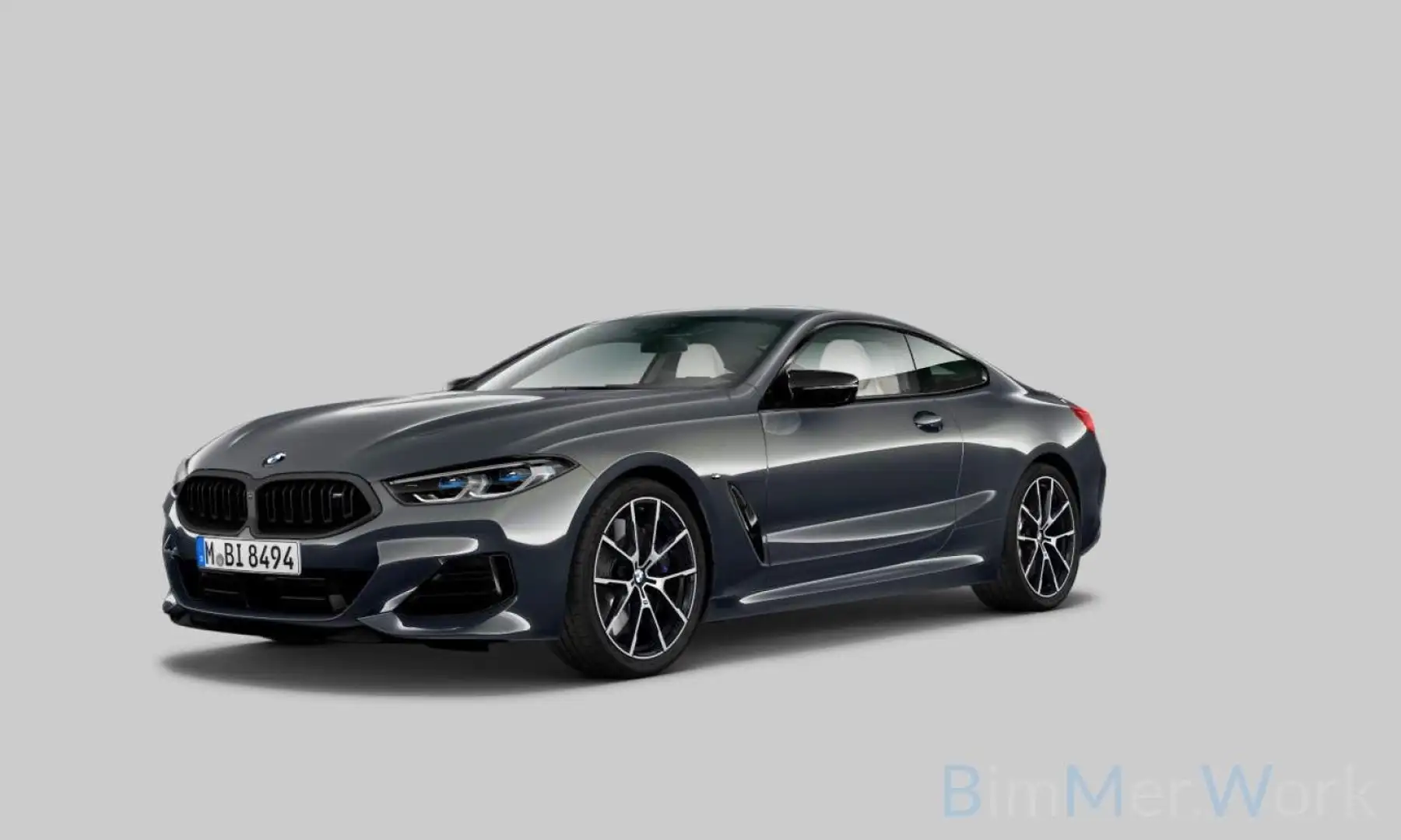 BMW M850 xD Coupé Laser 360°HUD DAB B&W SoftCl 20 Сірий - 1