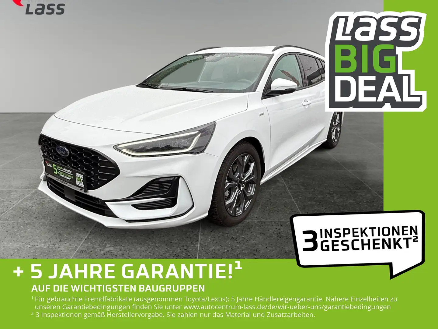 Ford Focus Turnier 1.0 EcoBoost ST-Line X 2xKlima ACC Bianco - 1