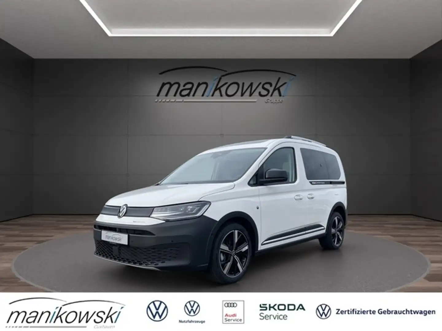 Volkswagen Caddy 2.0TDI DSG *PanAmericana/7 Sitzer*Keyless+AHK+Navi Weiß - 1