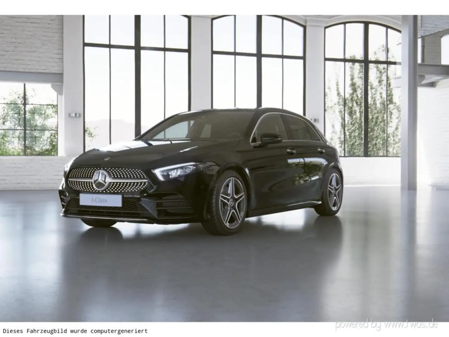 Mercedes-Benz A 250 4M AMG S-Sitz PDC SHZ LED SpurH Sport AUT Schwarz - 1