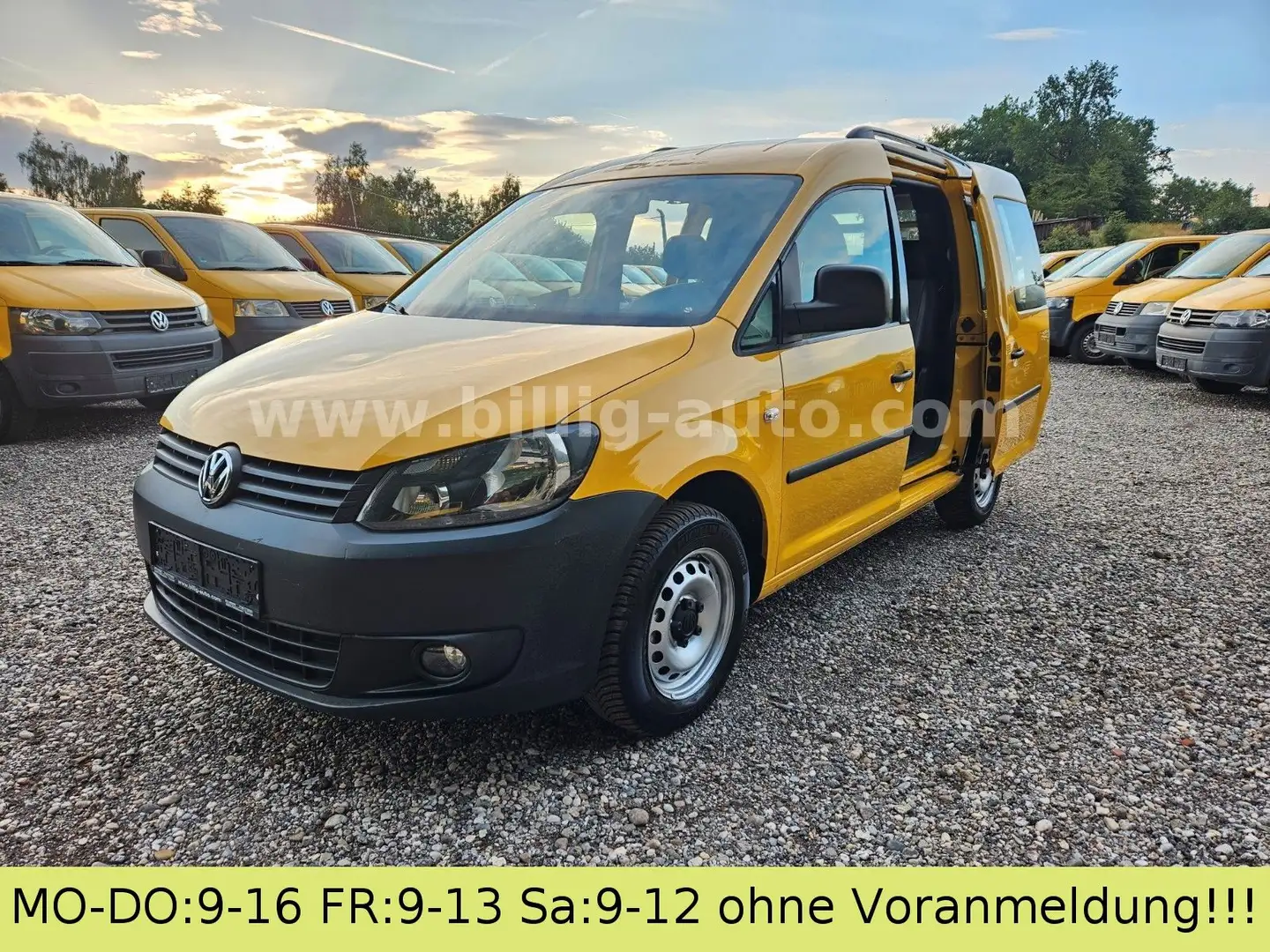 Volkswagen Caddy 2.0TDI KLIMA Stdhzg. AHK Bluetooth LÜFTER Yellow - 1