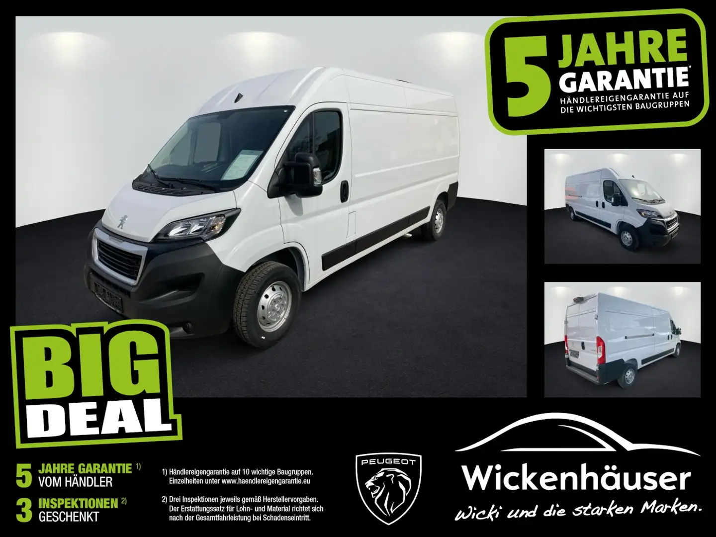 Peugeot Boxer Kasten L3H2 3.3t Klima Navi Kamera BLIS Blanc - 1