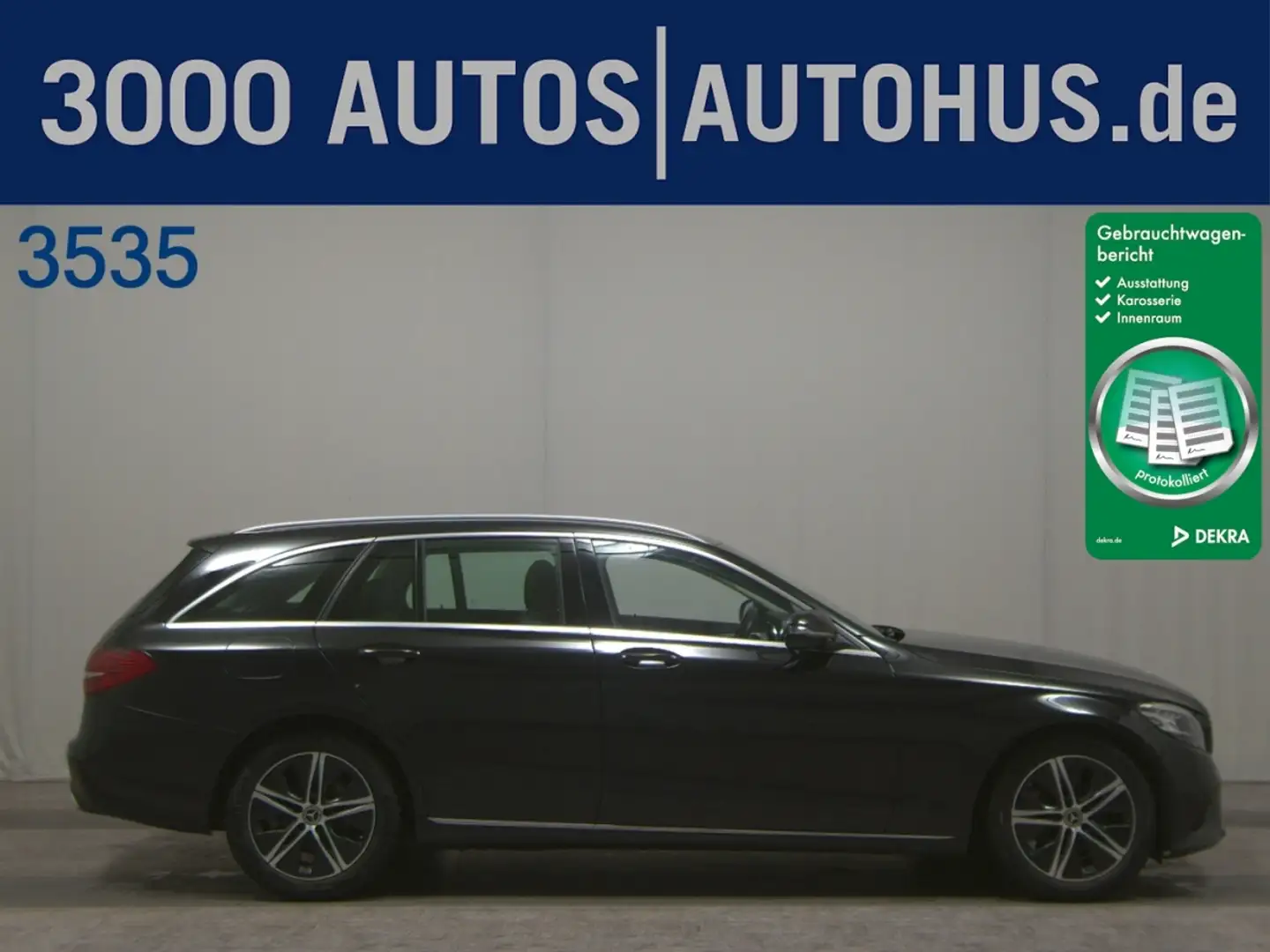 Mercedes-Benz C 220 T d  Avantgarde AHK Navi Leder ACC Schwarz - 1