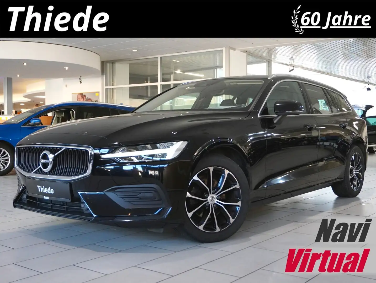 Volvo V60 Kombi D4 MOMENTUM PRO NAVI/LED/SH/SPORT/DAB+ Schwarz - 1