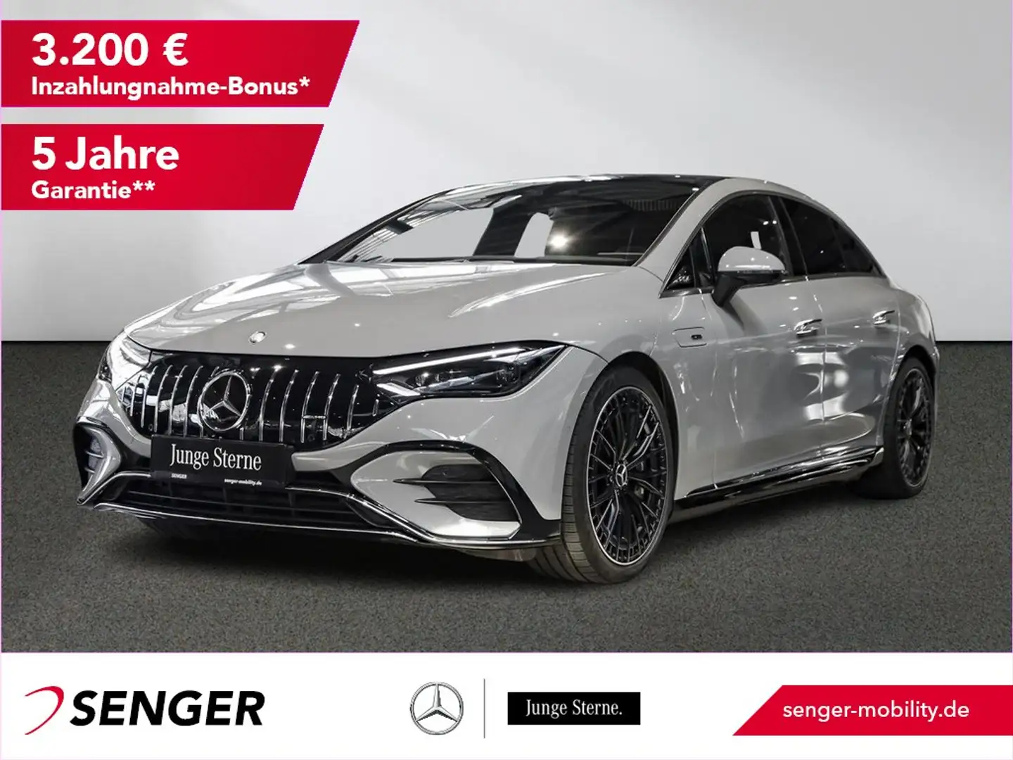 Mercedes-Benz EQE 350 EQE 53 AMG 4M+ Distronic Digital-Light Pano OLED Gris - 1
