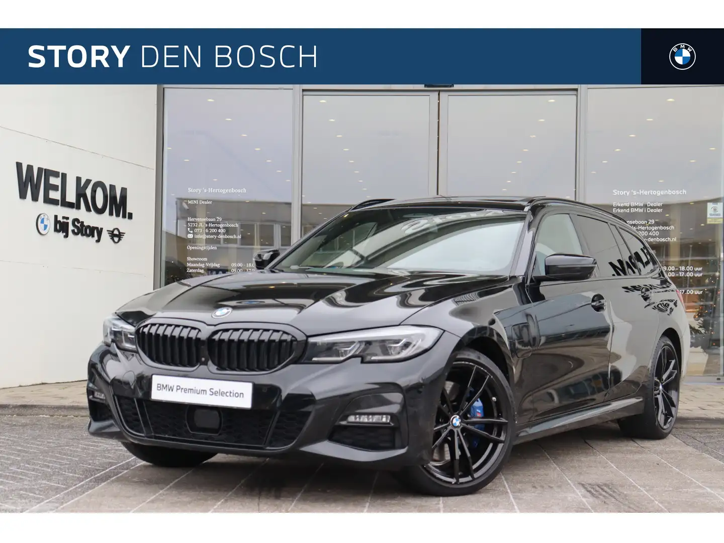 BMW 330 3 Serie Touring 330e xDrive High Executive M Sport Schwarz - 1