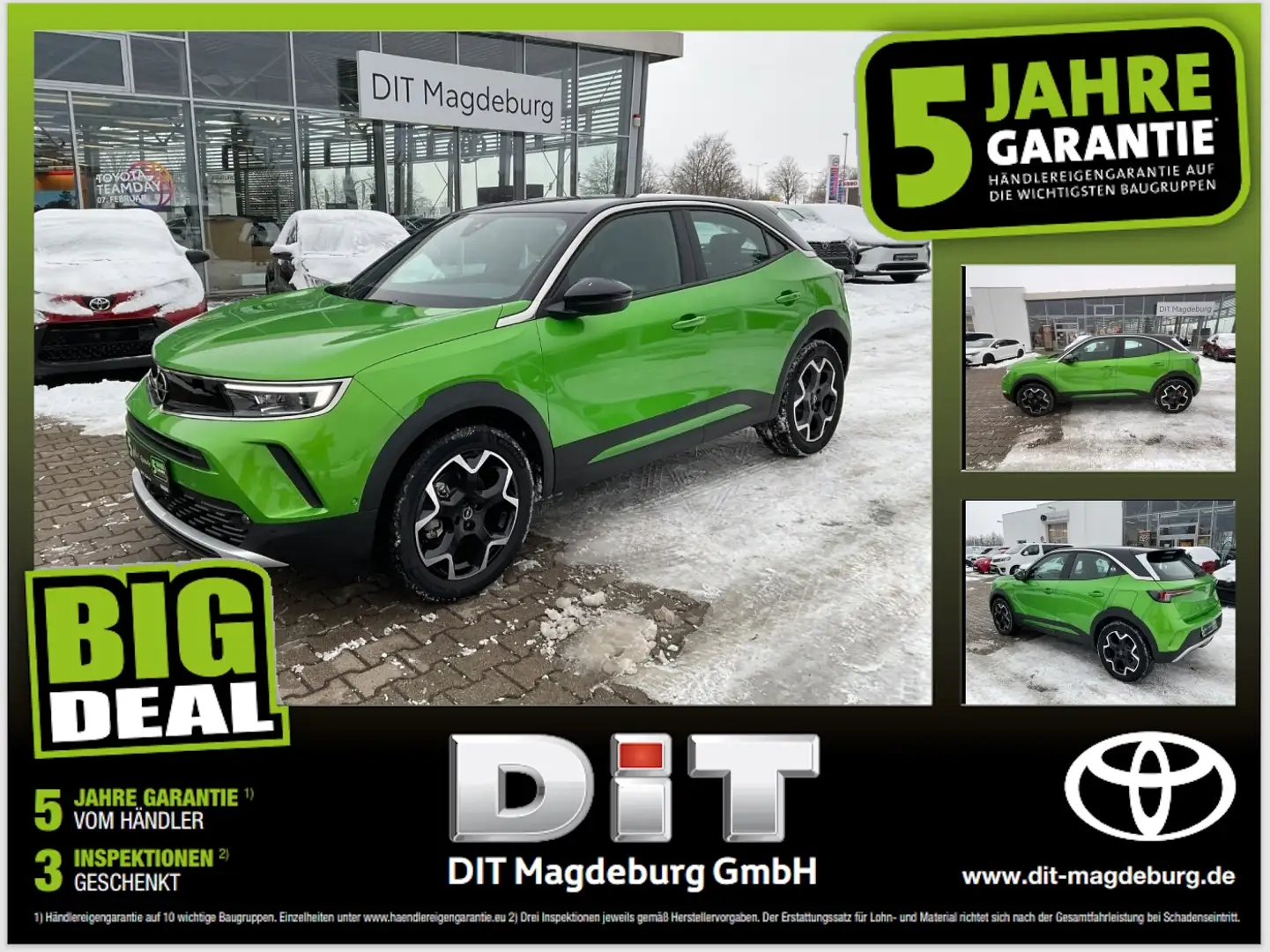 Opel Mokka-E Mokka e Ultimate ACC+Alcantara+LED+Navi+SHZ+Kam. Grün - 1