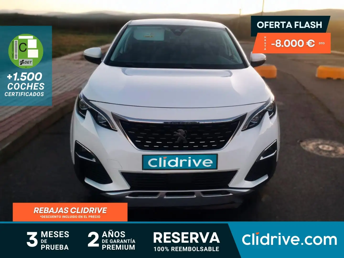 Peugeot 3008 2.0 BlueHDi Allure 150 Blanco - 1