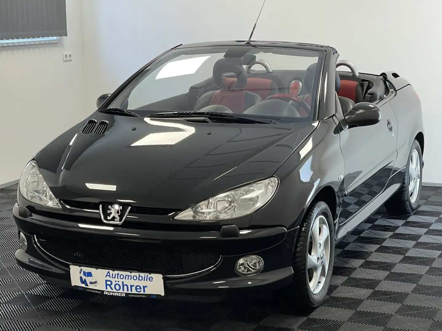 Peugeot 206 CC Cabrio 1.6 Platinum Klima Leder Sitzheiz. Schwarz - 2