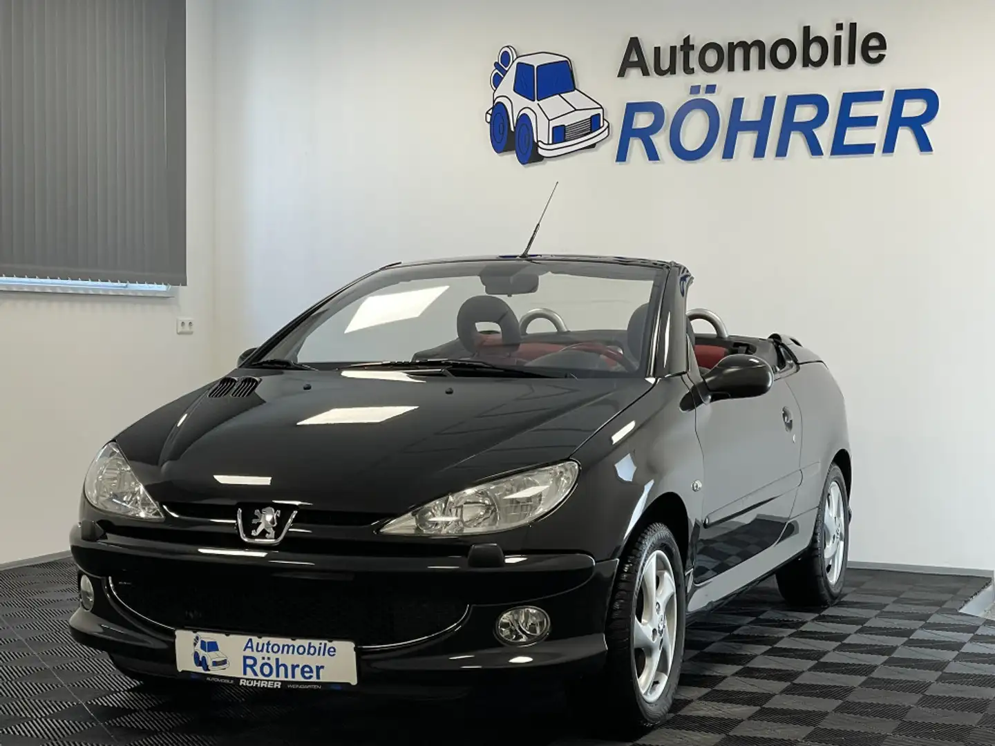 Peugeot 206 CC Cabrio 1.6 Platinum Klima Leder Sitzheiz. Schwarz - 1