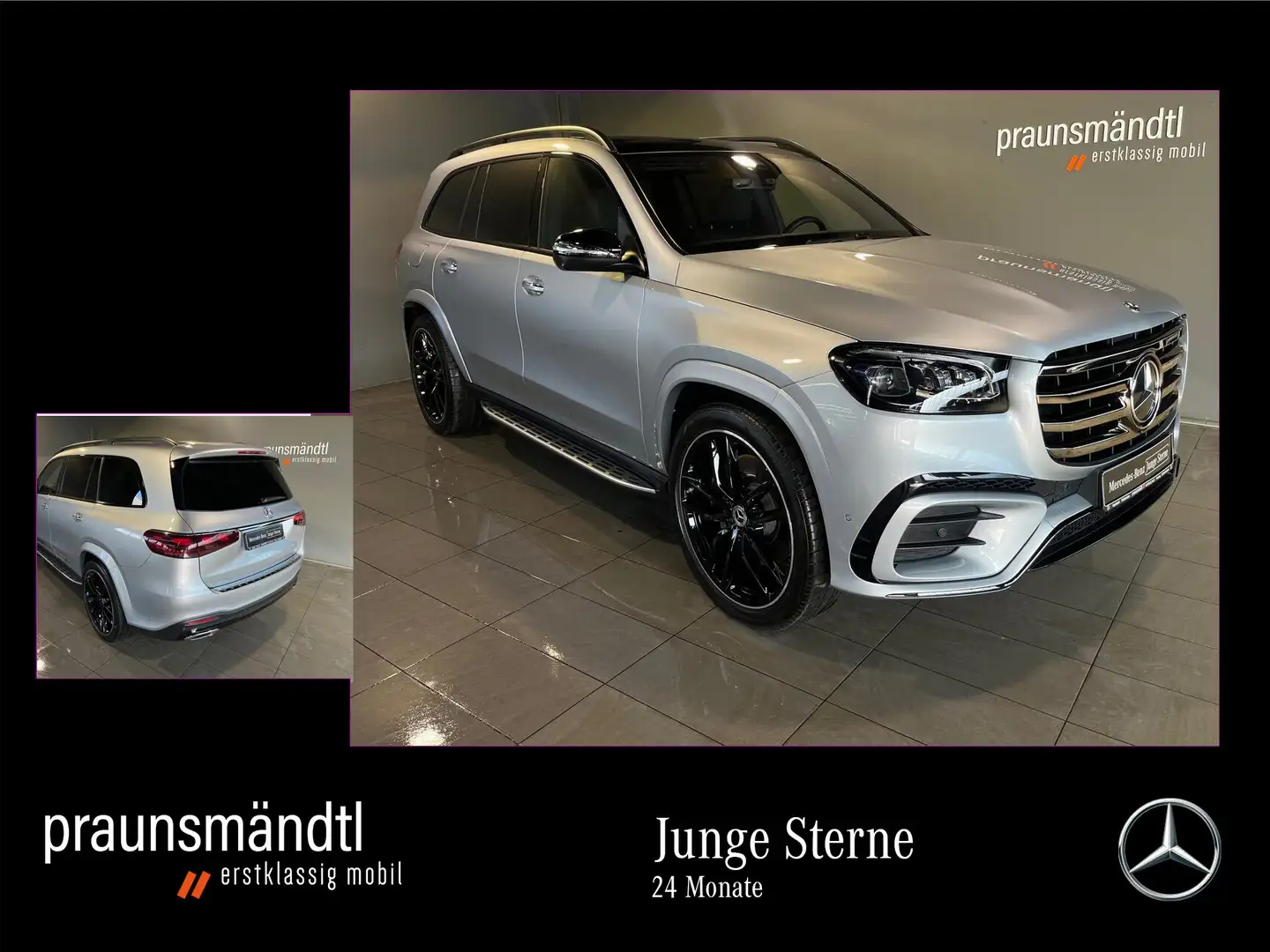 Mercedes-Benz GLS 450 d 4M AMG Night Pano/Sound/Airmat/23"/AHK Silber - 1