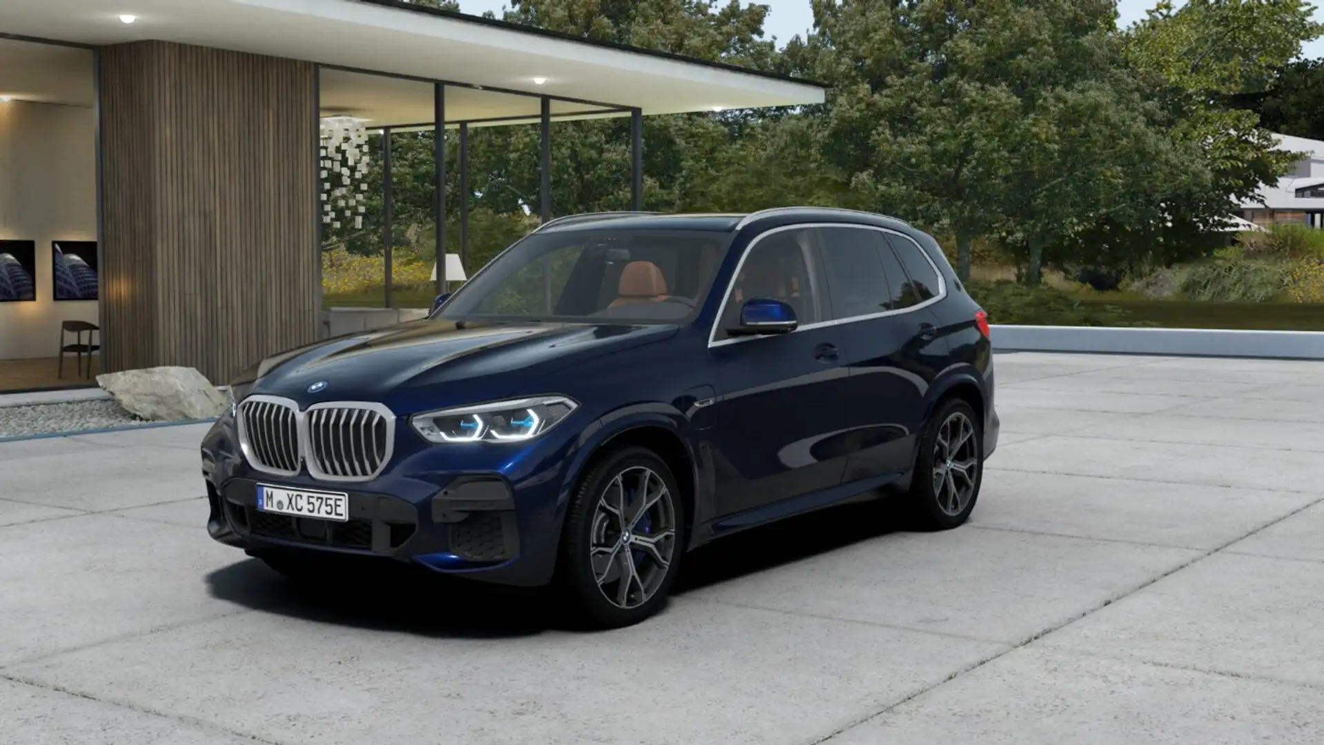 BMW X5 xDrive45e ///M Sport SkyL. Luftfw. Laser ACC Blau - 1