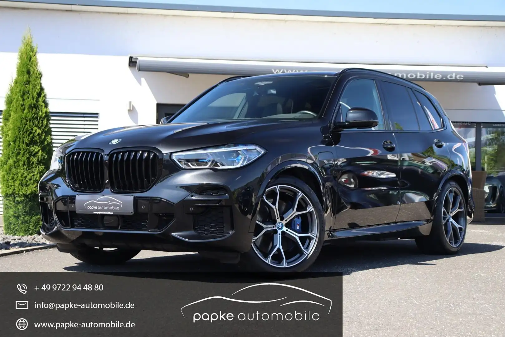 BMW X5 xDrive 45 e M Sport +AHK+SITZBELÜFT+LASER+21"+ Fekete - 1