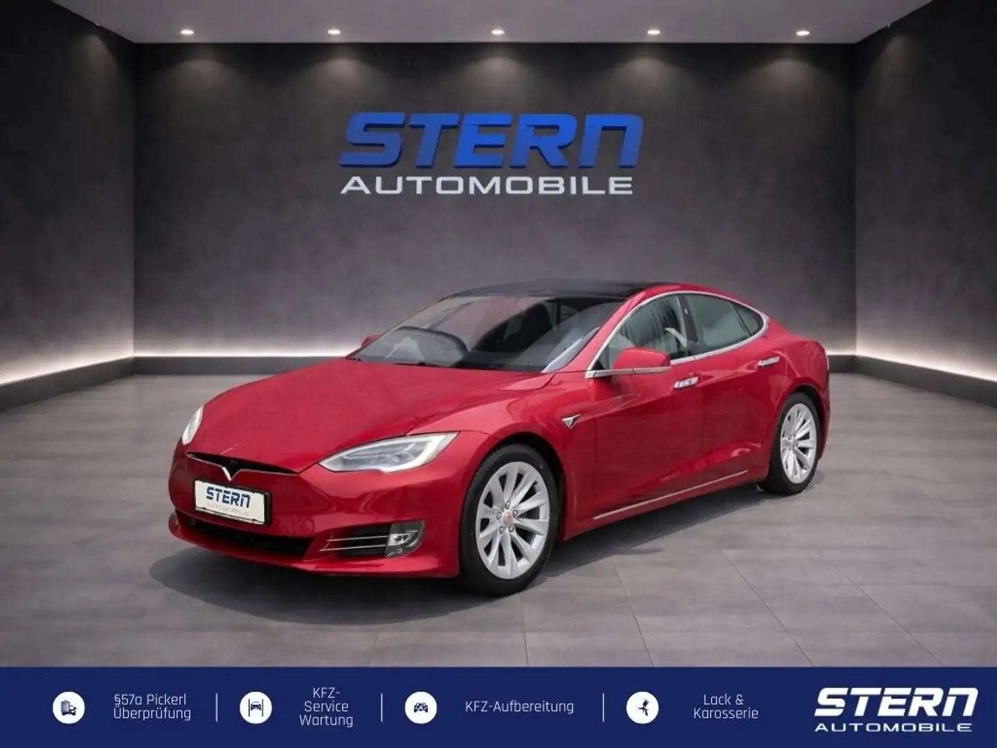 Tesla Model S 75D75kWh *GLASDACH* PERFORMANCE* AG 3.0* Rot - 1