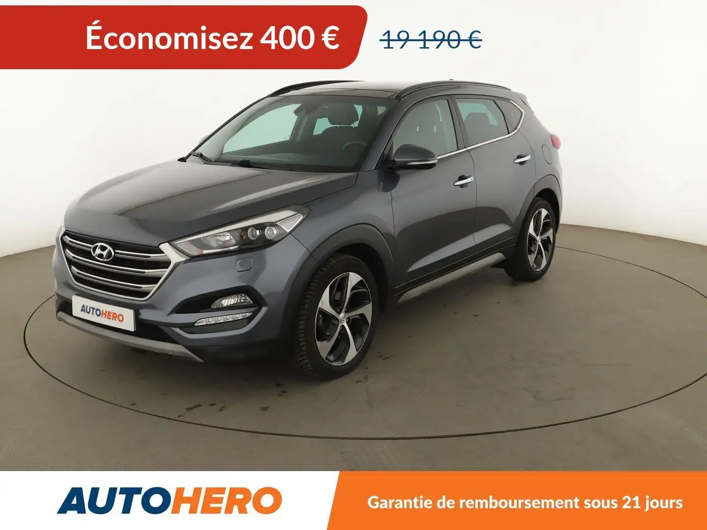 Hyundai TUCSON 1.7 CRDi Executive DCT-7 Gris - 1