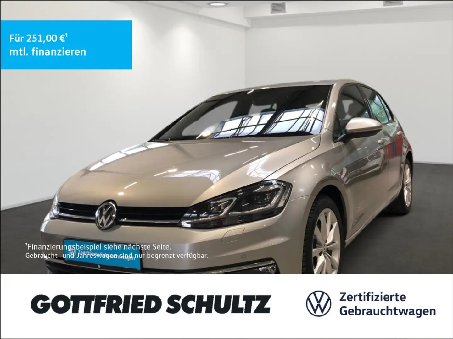 Volkswagen Golf VII HIGHLINE TSI NAVI LED SITZHEIZUNG BLUETOOTH Plateado - 1