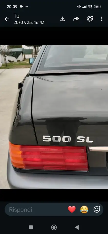 Mercedes-Benz SL 500 V8, RARI INTERNI ROSSI. Bellissima., foto 3