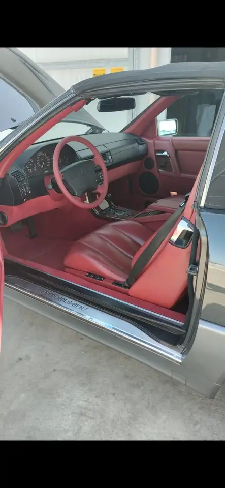 Mercedes-Benz SL 500 V8, RARI INTERNI ROSSI. Bellissima., foto 9