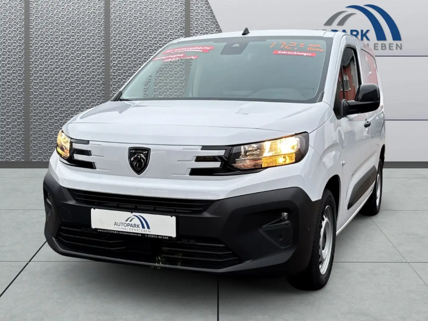 Peugeot Partner 1.5 Blue AZV Rückfahrkam.Temp PDCv+h CarPlay Weiß - 1