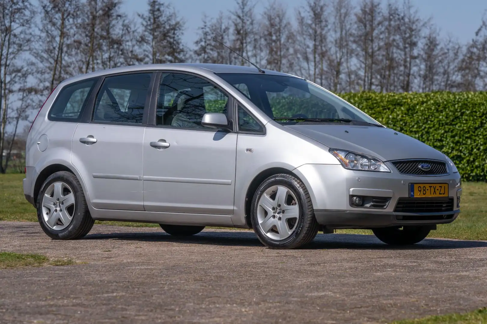 Ford Focus C-Max 1.6-16V Futura 1e Eig. 57.600 km +NAP NL Grijs - 2