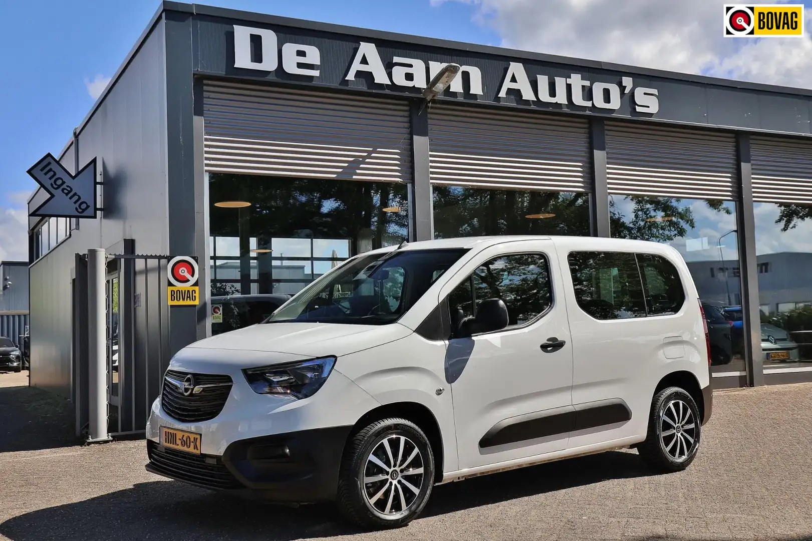Opel Combo Life 1.2 Turbo Airco Lichtmetaal 4 seizoenen Wit - 1