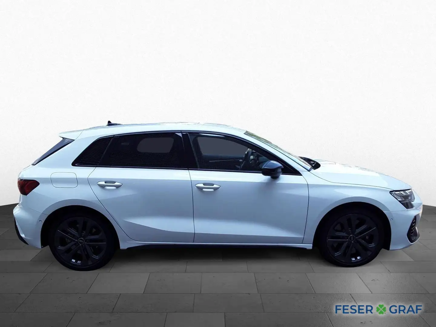 Audi S3 Sportback TFSI qu S tr. Performance Abgas-Sonos Weiß - 2