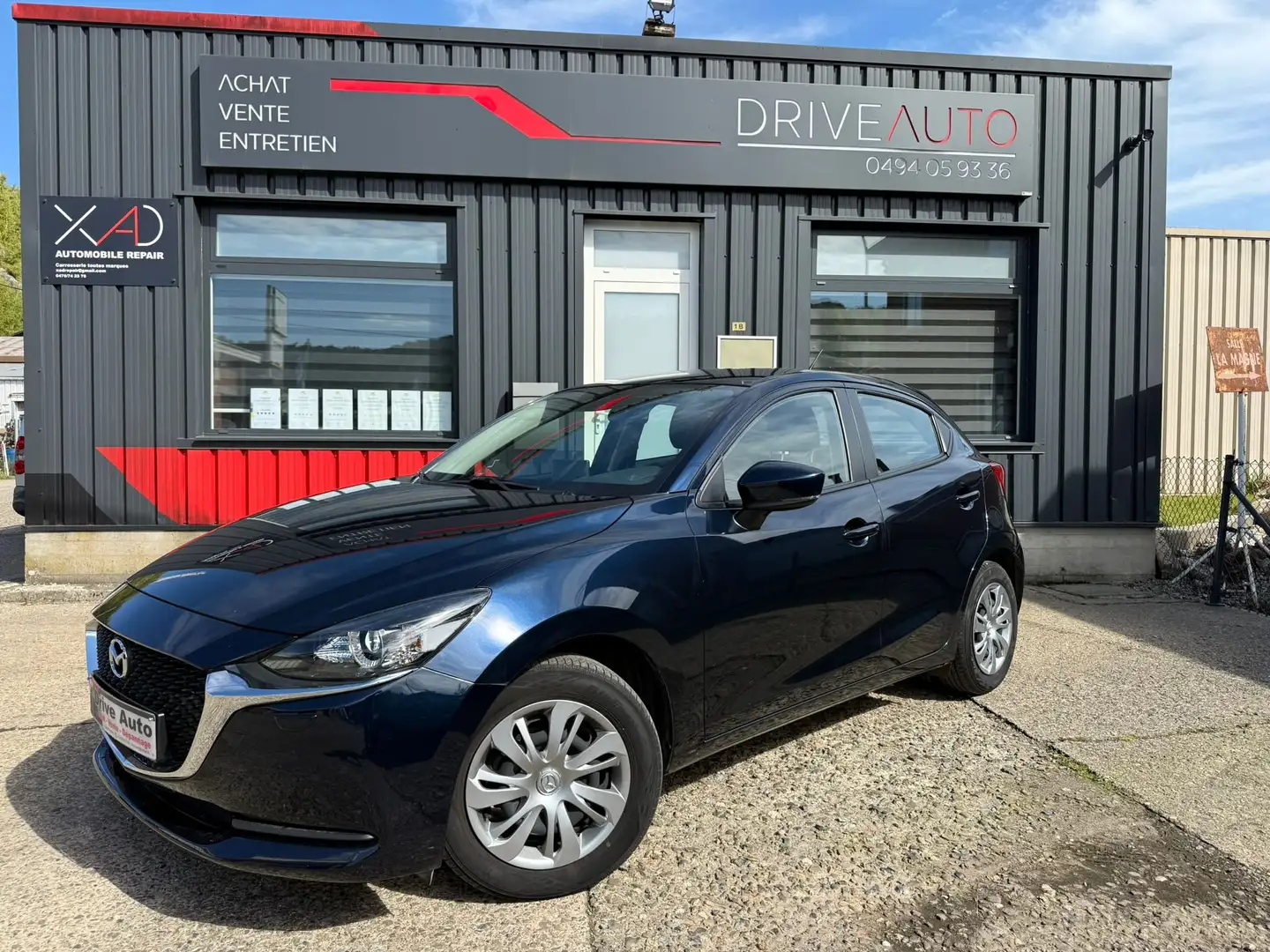 Mazda 2 1.5i / Led / Gps / Airco / Bluetooth / Garantie Bleu - 1