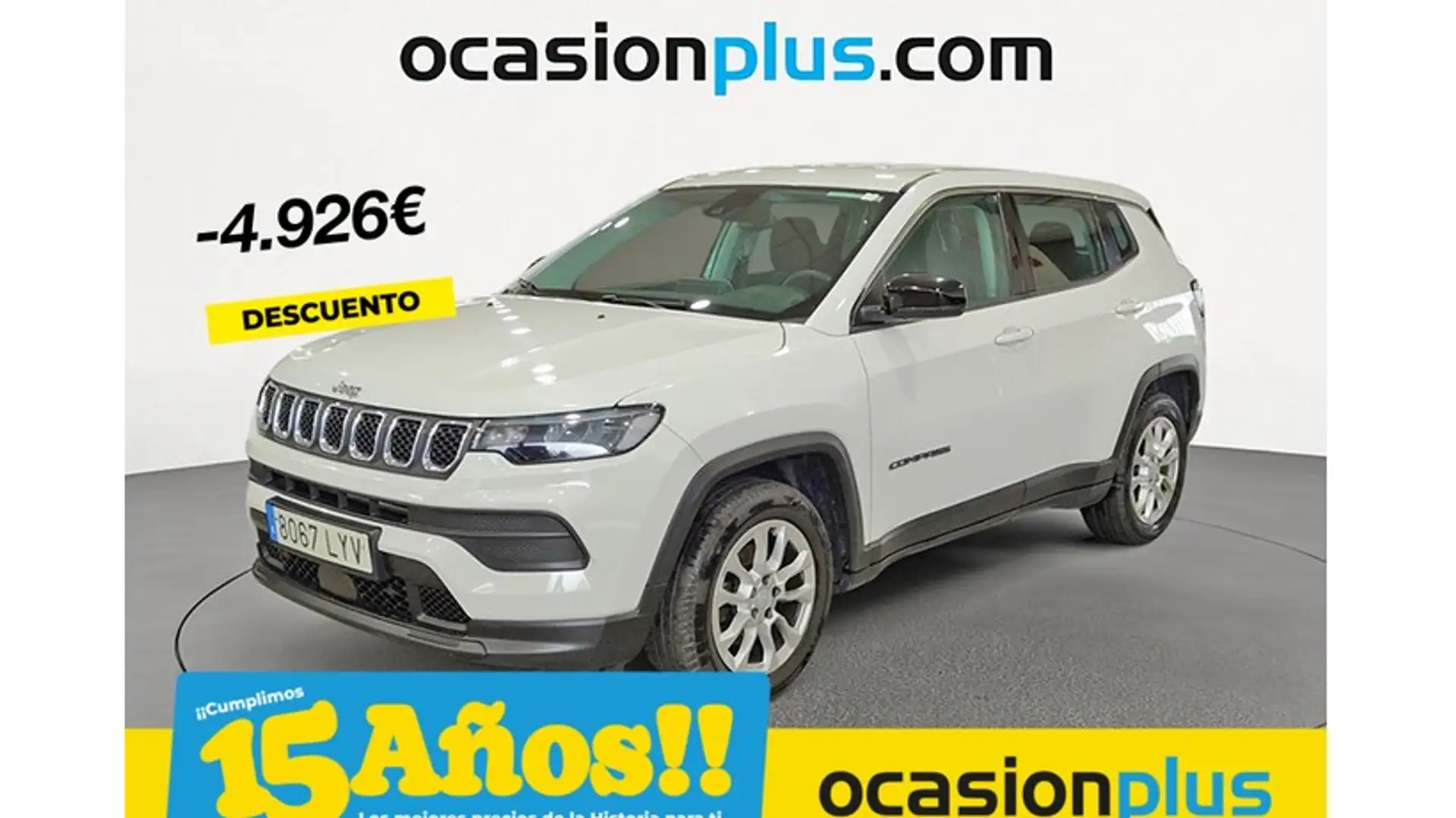 Jeep Compass 1.3 Gse T4 Longitude 4x2 130 Blanc - 1