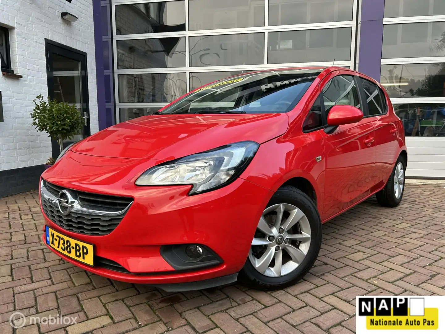 Opel Corsa 1.4 Color Edition * AUTOMAAT * AIRCO * LM VELGEN Rood - 1