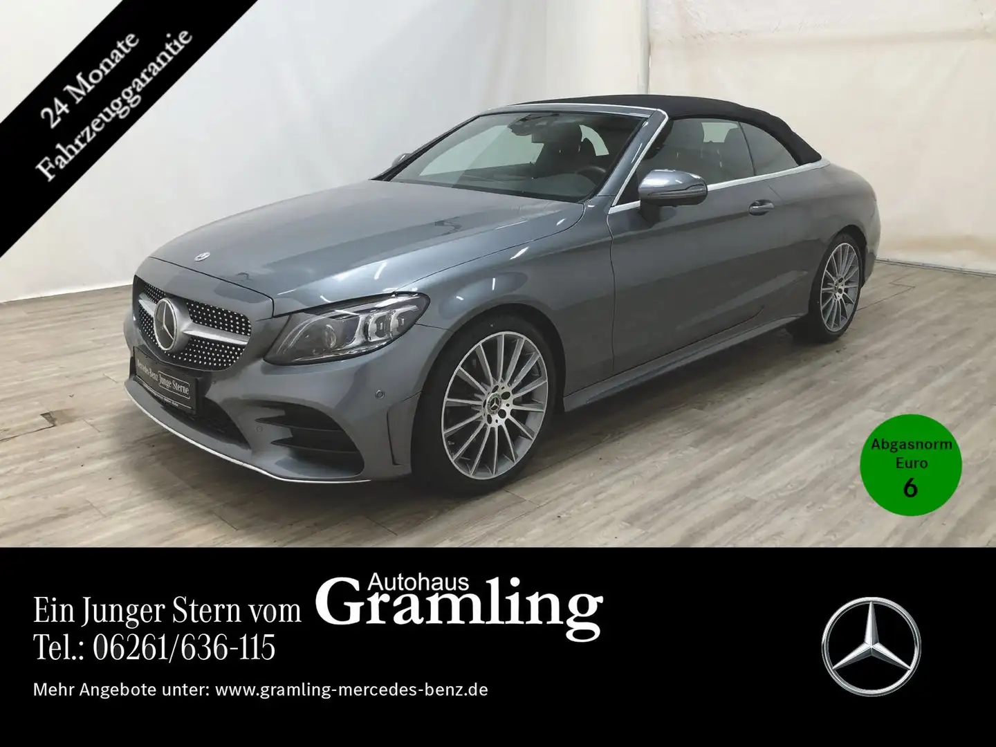 Mercedes-Benz C 200 AMG MULTIBEAM*Distronic*360°*Memory*COMAND Grau - 1