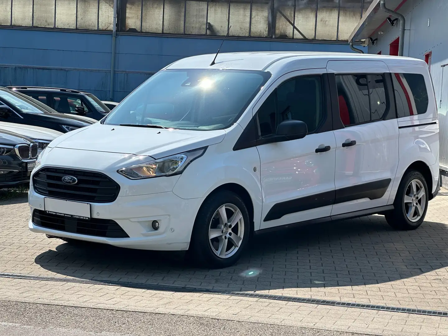 Ford Grand Tourneo 1.5 EcoBlue L2 Lang*AHK*TüV Neu*Klima*Parkpilot Blanco - 1