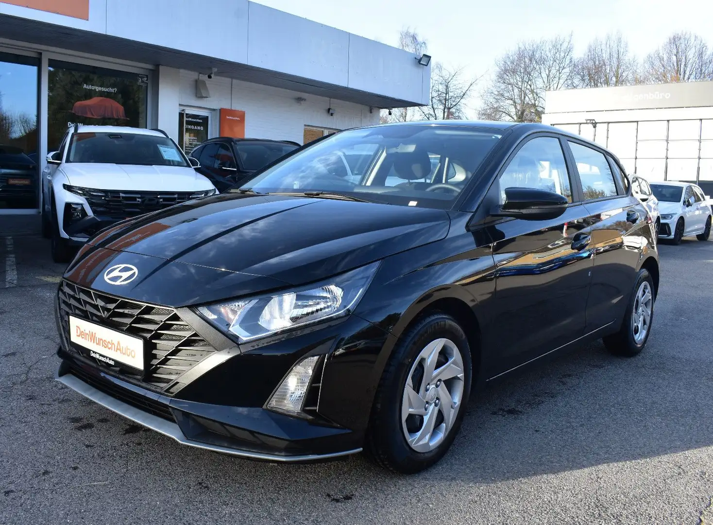 Hyundai i20 1.2 79 PS Navi Kamera SHZ LHZ PDC SOFORT Schwarz - 1