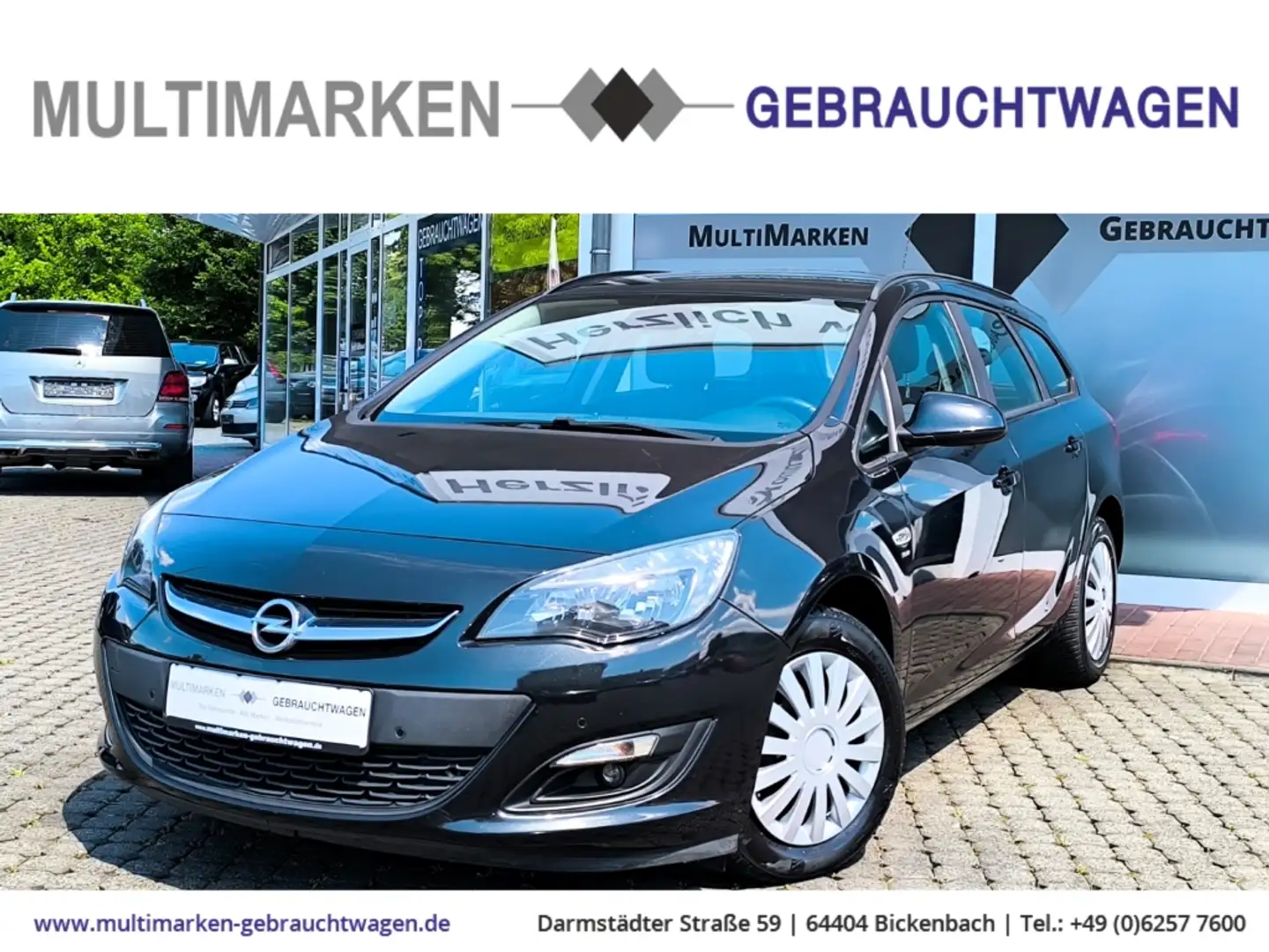 Opel Astra J Sports Tourer Energy 1.4 Turbo Mehrzonenklima SH Negru - 1