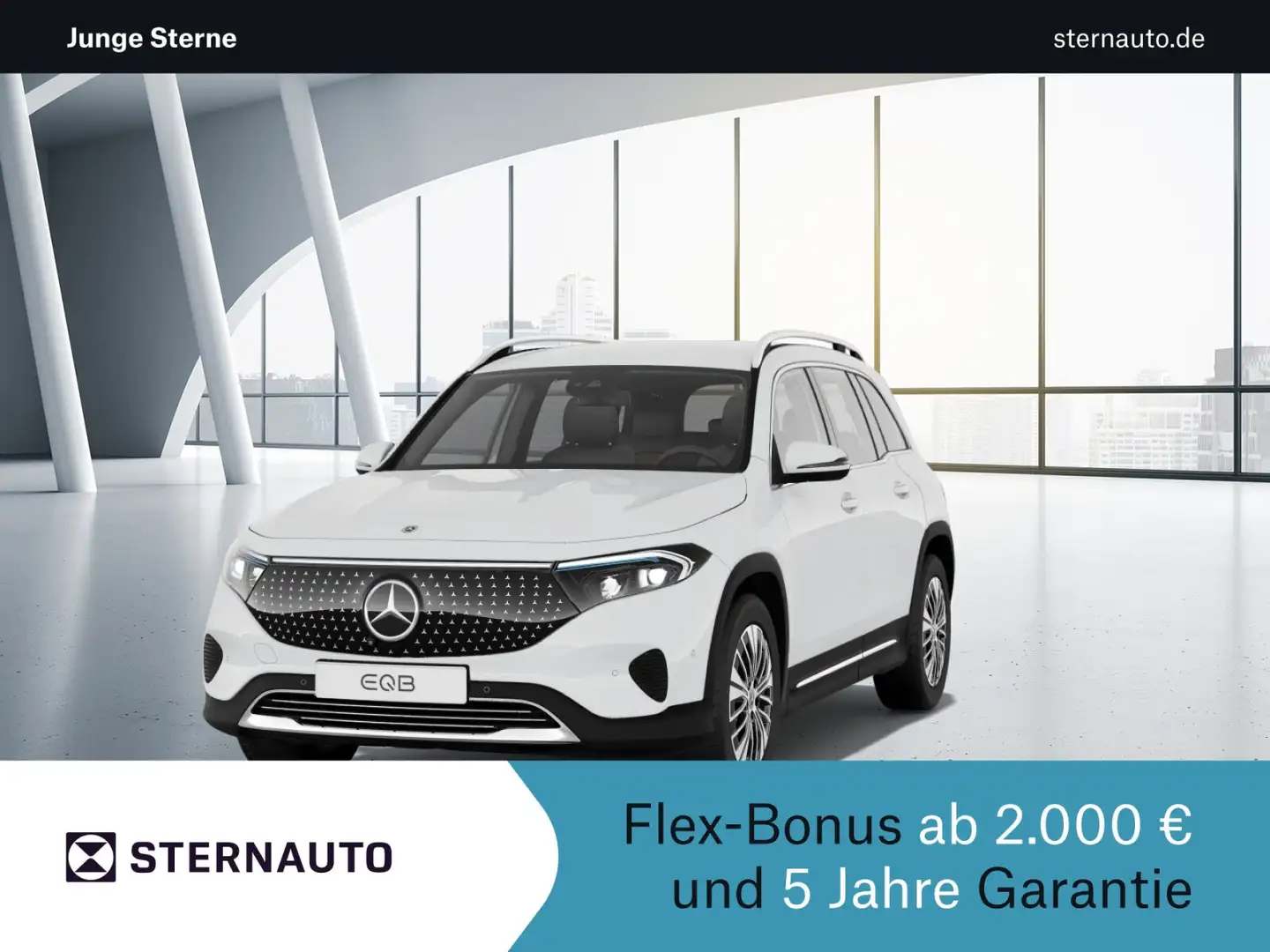 Mercedes-Benz EQB 300 EQB 300 4MATIC  Electric Art Navi/Distronic/Klima Weiß - 1