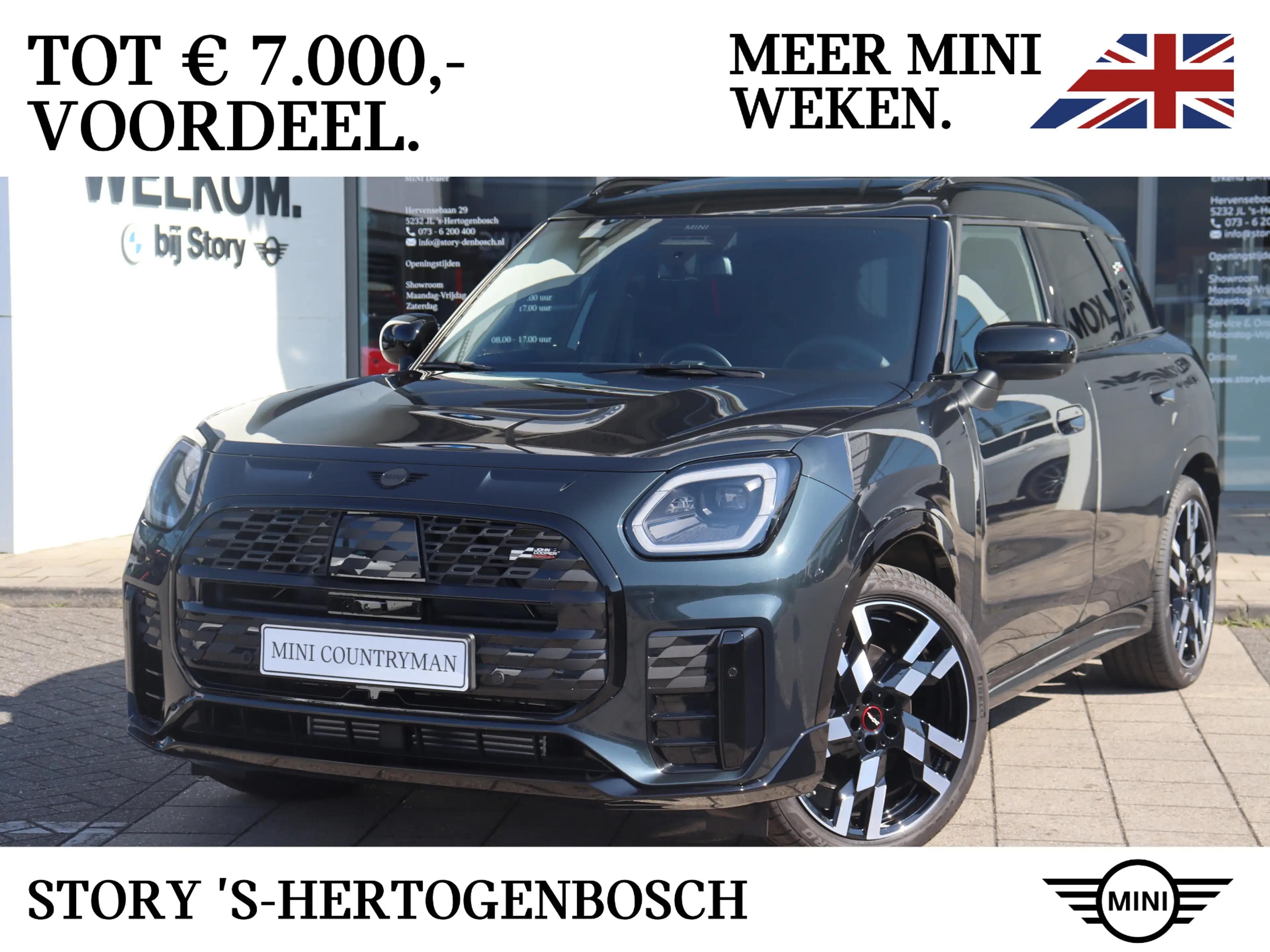 MINI Countryman C / JCW / Pakket XL / 20" John Cooper Works Flag Spo