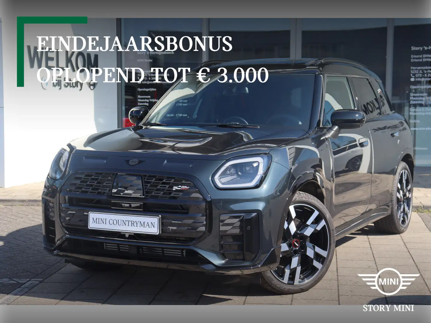 MINI Countryman C / JCW / Pakket XL / 20" John Cooper Works Flag Spo Grijs - 1