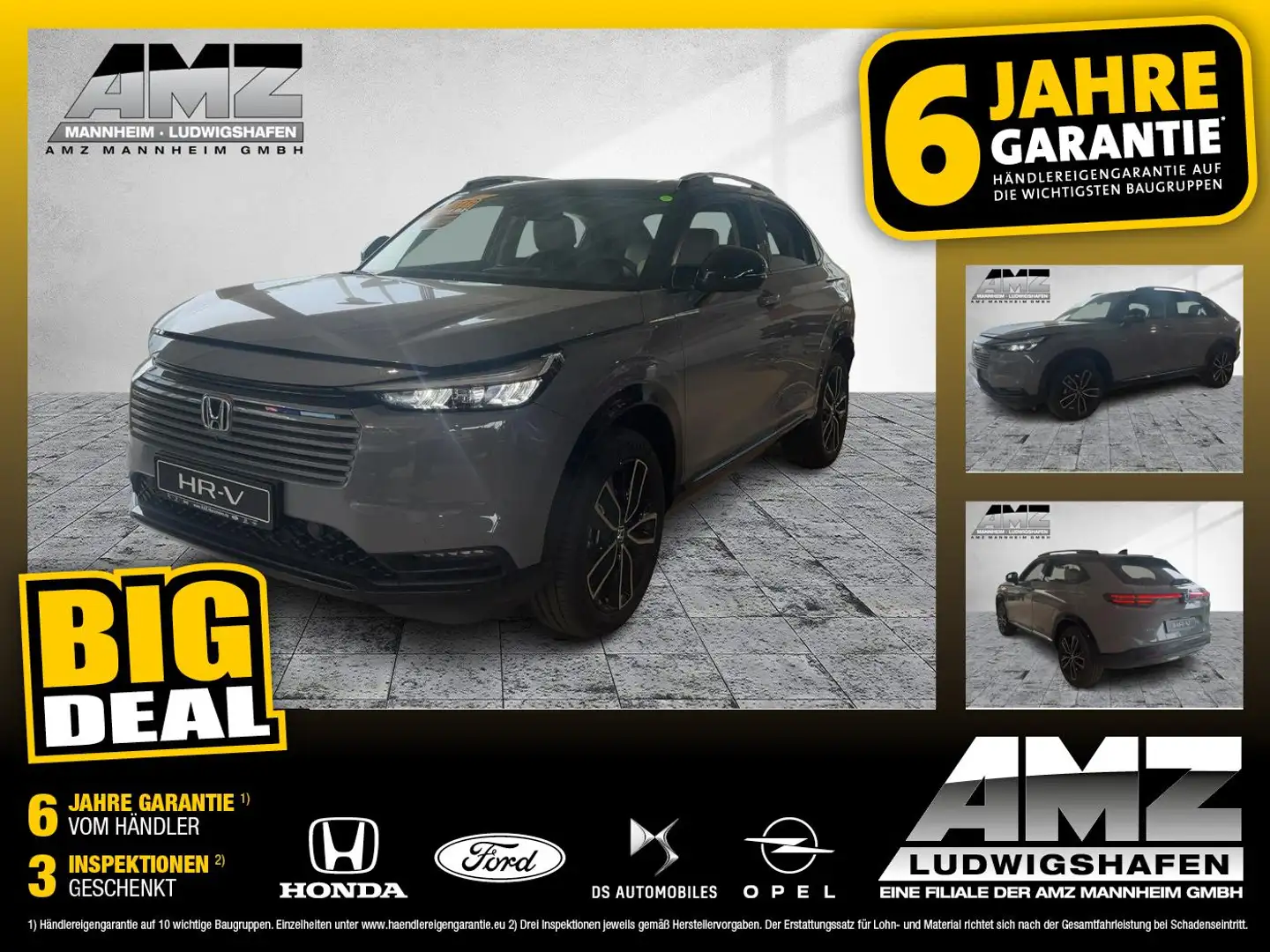 Honda HR-V 1.5 i-MMD Advance Style ACC+LED+Navi+SHZ+LM Grau - 1