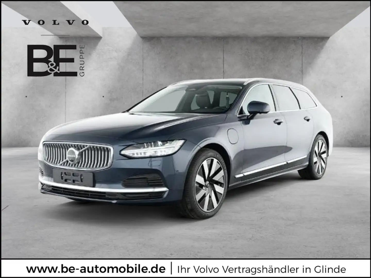 Volvo V90 T6 Plus Bright Recharge Plug-In Hybrid AWD Blau - 1