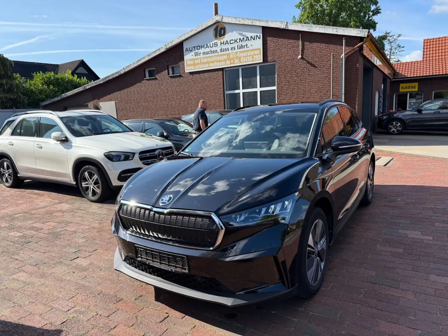 Skoda Enyaq 50 Loft AHK-Navi-LED Zwart - 1