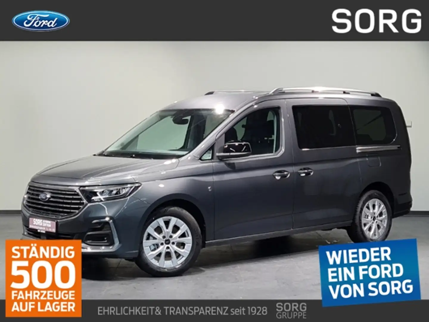 Ford Tourneo Connect L2-Titanium "LMF"LED"NAVI" Grau - 1
