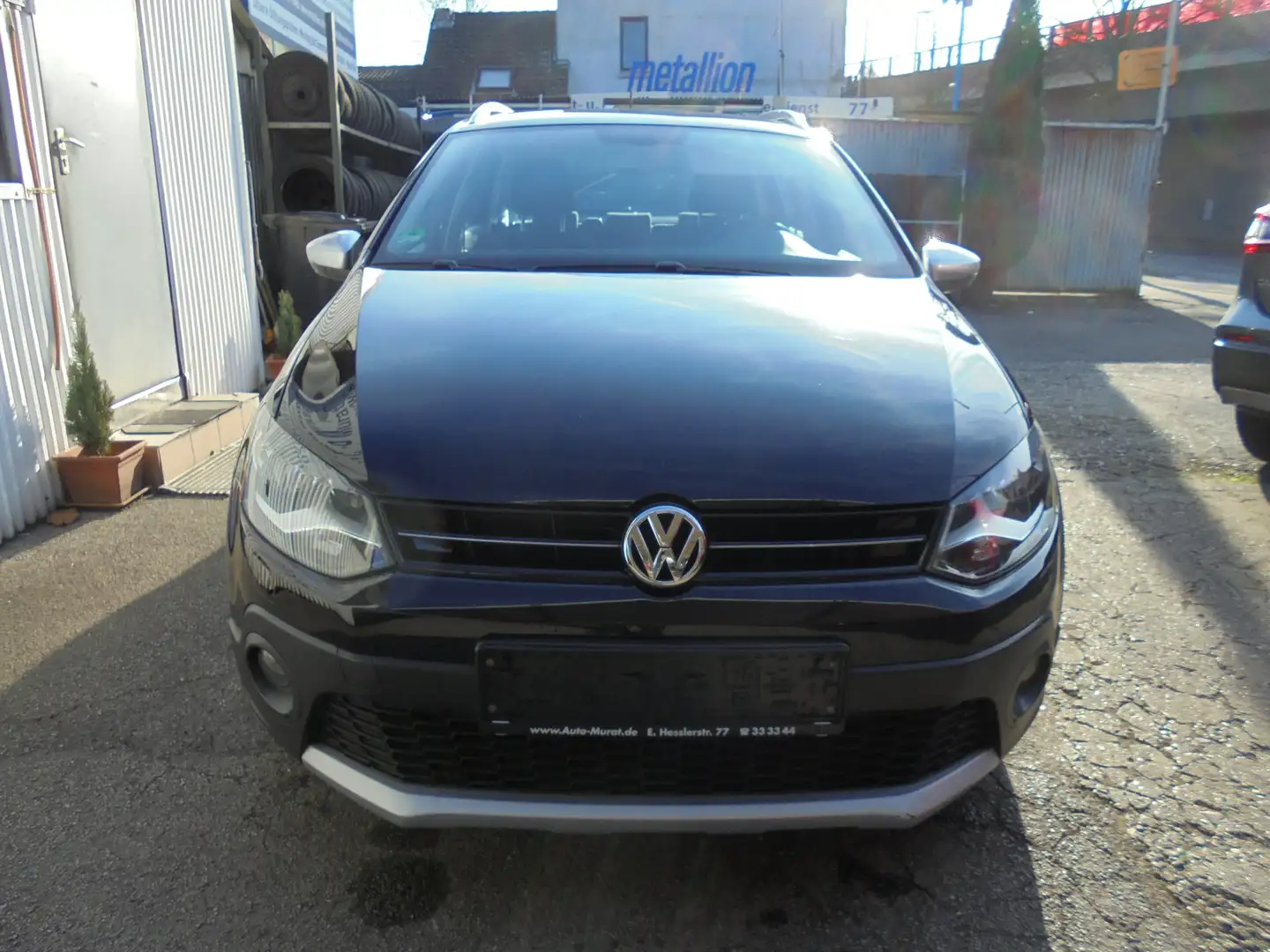 Volkswagen Polo V CrossPolo 1. Hand Scheckheft VW Pdc Shz Czarny - 2