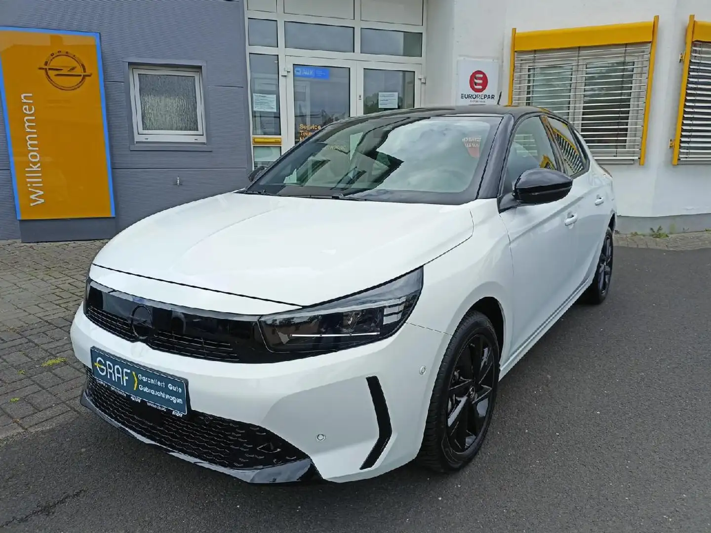 Opel Corsa GS *SiLeHz*EPHv+h+Kam*LED*LM* Blanc - 1
