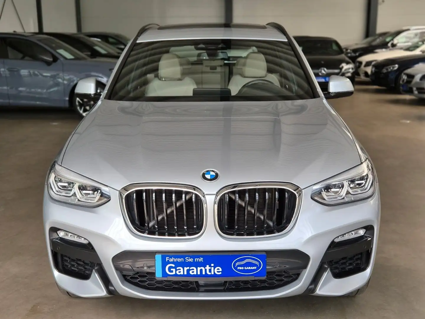 BMW X3 XDRIVE 30d M SPORT LEDER STANDHZ PANO ACC HUD Silber - 2
