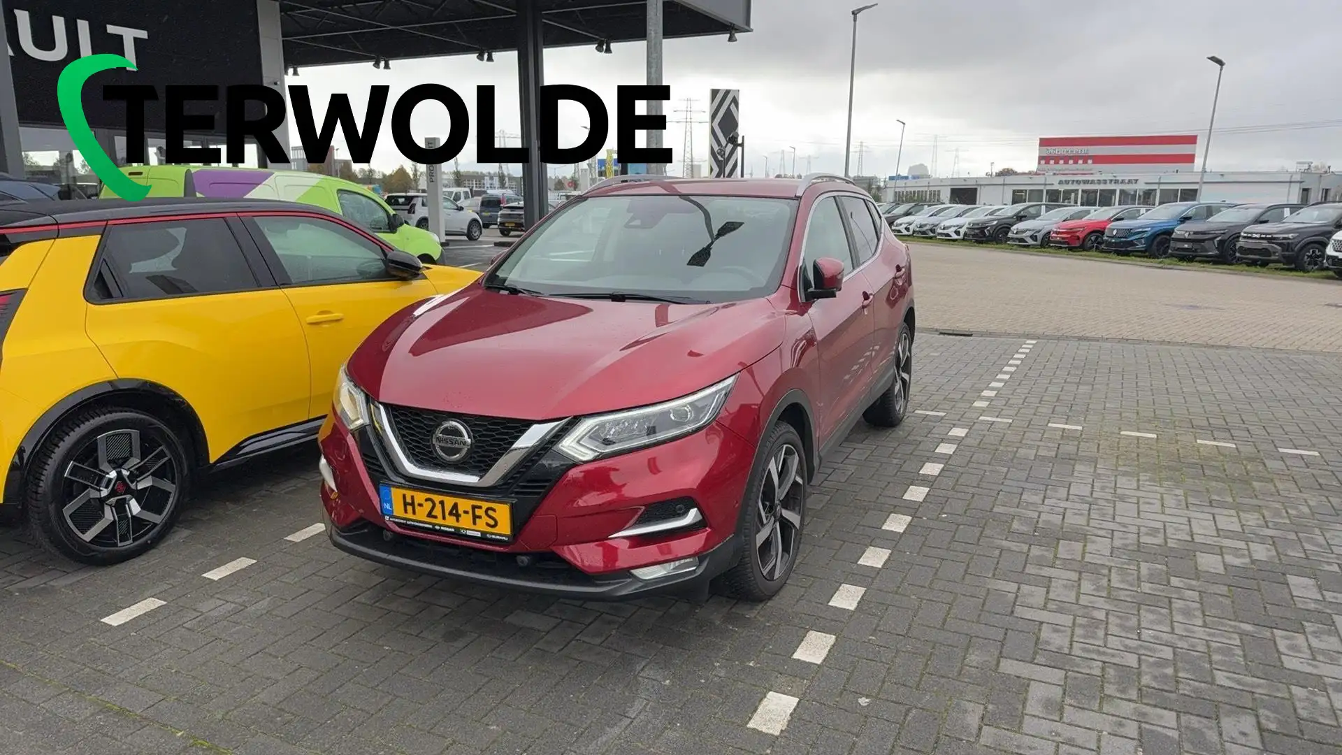Nissan Qashqai 1.3 DIG-T Tekna | Trekhaak | Rood - 1