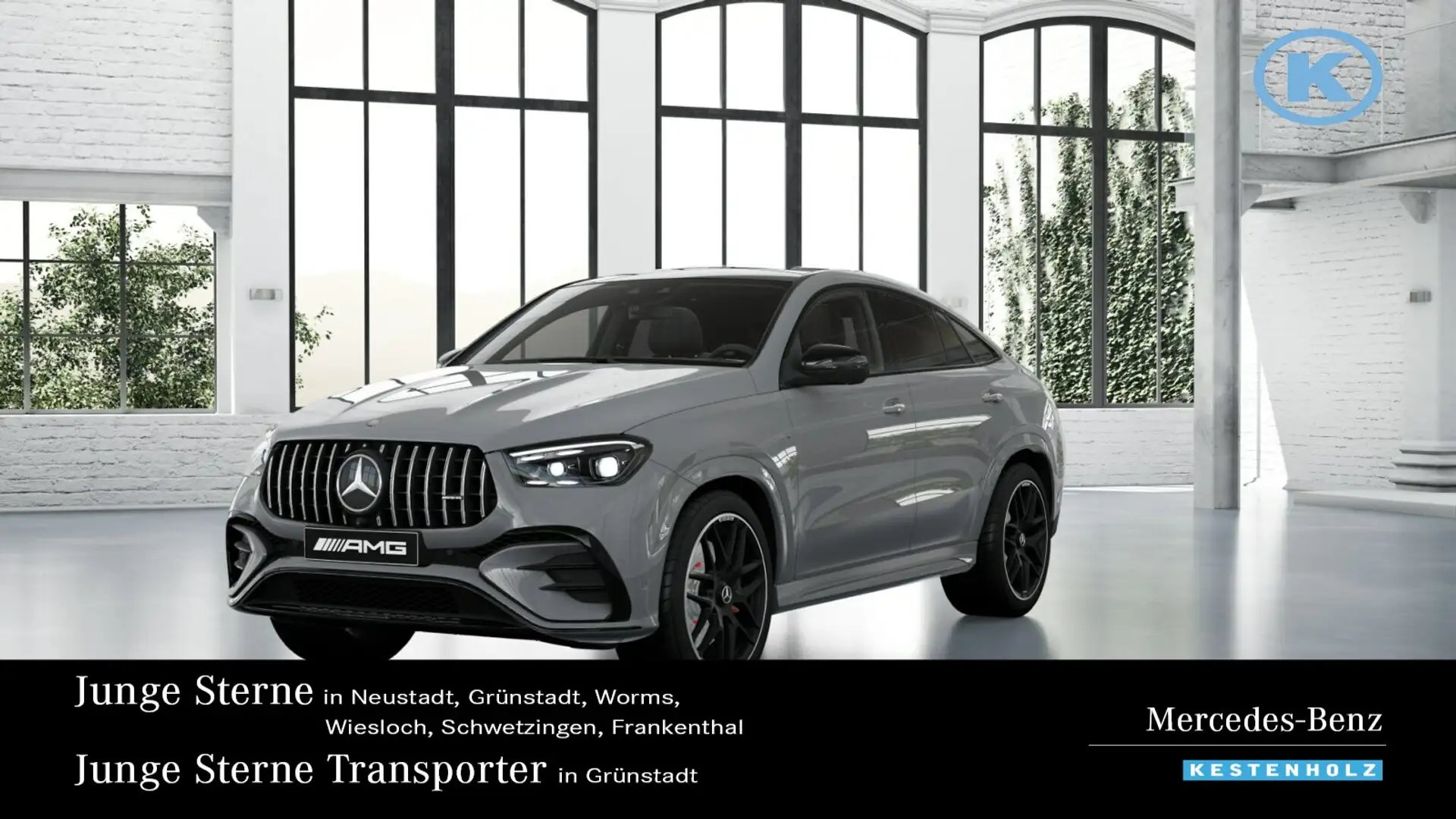 Mercedes-Benz GLE 53 AMG GLE 53 AMG 4M+ NIGHT+AHK+DISTR+PANO+SITZKL+BURME Grigio - 1