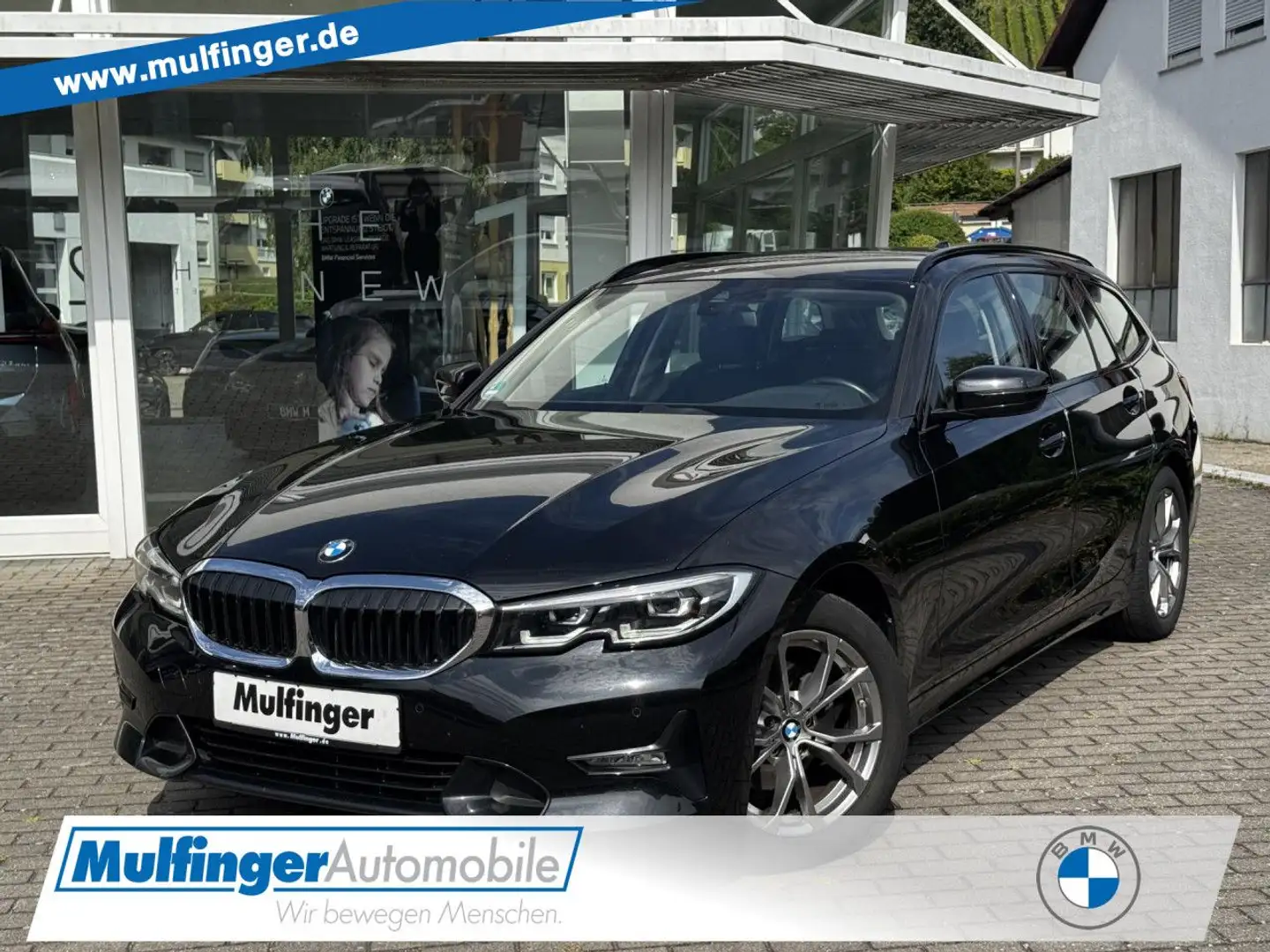 BMW 320 d xDrive T.Sport LiveProf.DrivAss.Lordose AHK Nero - 1